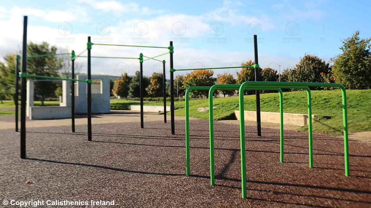 best outdoor calisthenics parks in Dublin, showcasing top public bodyweight workout areas across the county