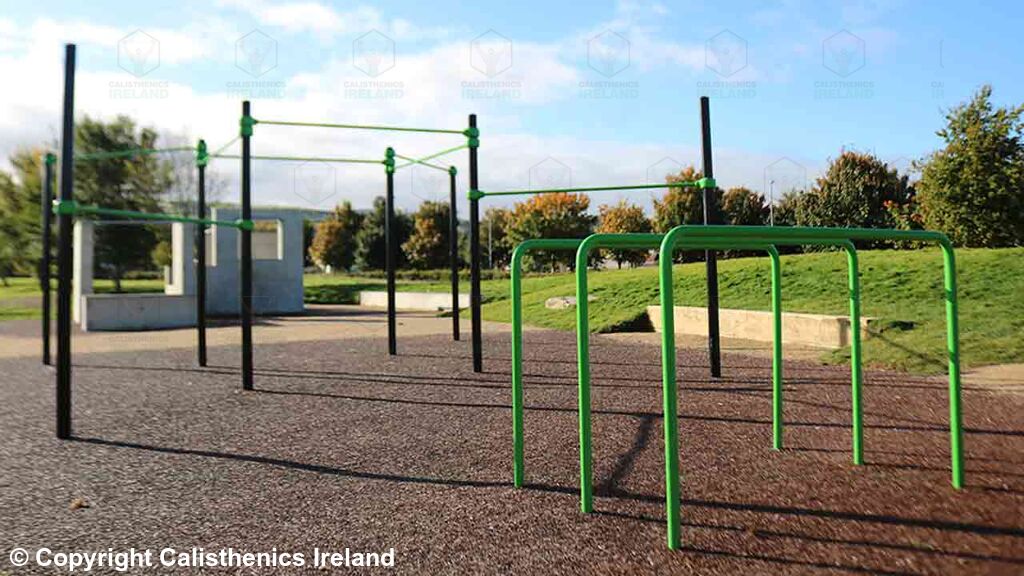 best outdoor calisthenics parks in Dublin, showcasing top public bodyweight workout areas across the county