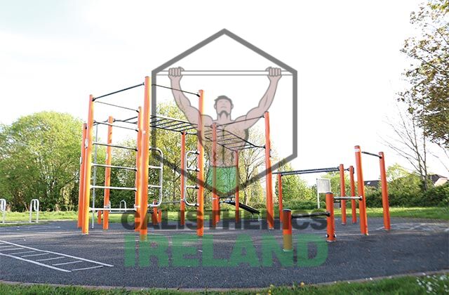Calisthenics park in Blackrock, Cork, featuring outdoor workout equipment for bodyweight and functional training