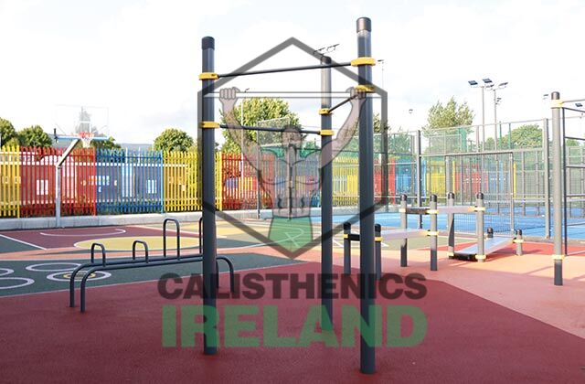 Bodyweight outdoor gym in Ballinteer, South Dublin, featuring calisthenics equipment for strength, mobility, and functional training
